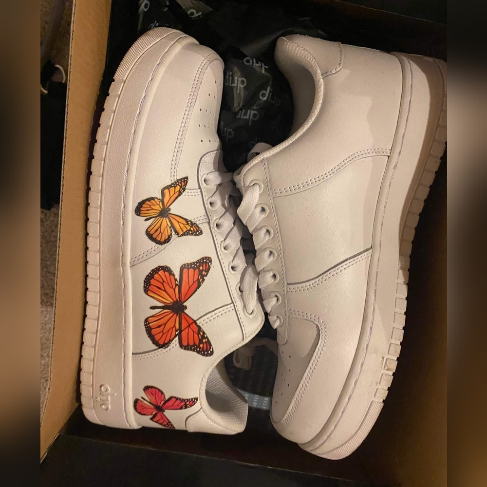 Butterfly custom sneakers